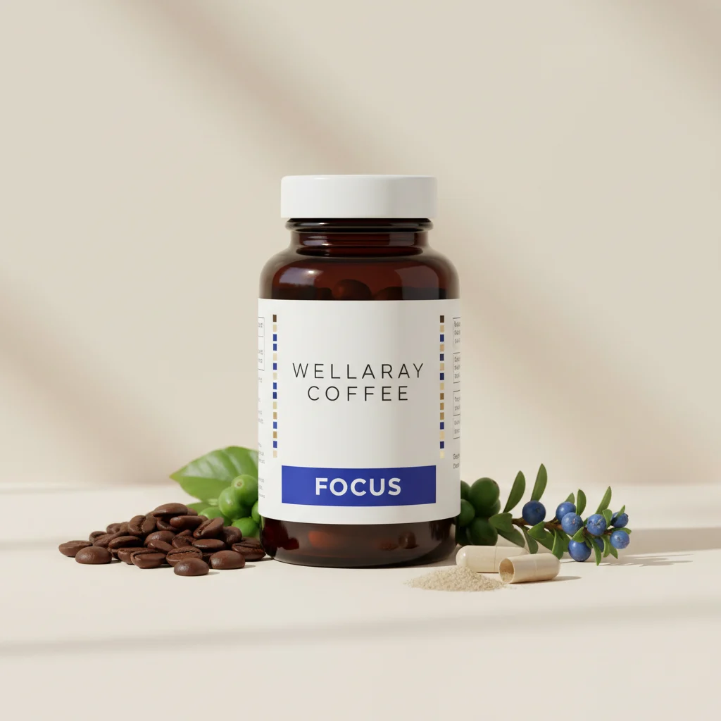 Wellaray Coffee Slim Coffee Booster - Nahrungsergänzungsmittel Sachet-Packung, Produktansicht